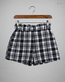 Shop Premium Womens Shorts by Boohoo | Preloved Branded Clothes | Black & White Cotton | Women | OTS Thrift Store Islamabad Pakistan
