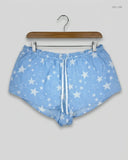 Preloved Premium Womens Shorts by BOUX, SkyBlue Cotton for Women - OTS Thrift Shop Karachi Pakistan