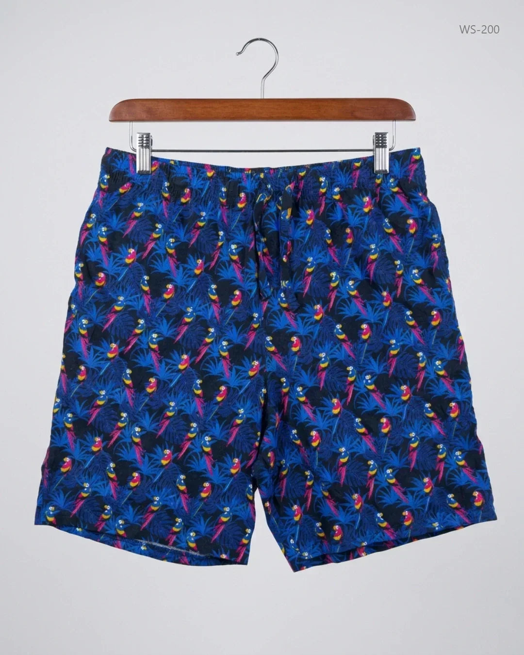 Secondhand Branded Womens Shorts by M&S, Blue Cotton fabric, Premium condition, for Women - Online Thrift Shop Islamabad Pakistan