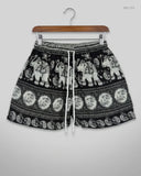 Womens Shorts | CUT LABEL | Preloved Branded | Black Polyester | Premium | OTS Thrift Store Islamabad Pakistan