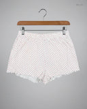 Secondhand Branded Womens Shorts by Next, White Cotton fabric, Premium condition, for Women - Online Thrift Shop Peshawar Pakistan