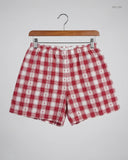 Womens Shorts | Marks & Spencer | Preloved Branded | Maroon Cotton | Premium | OTS Thrift Store Peshawar Pakistan