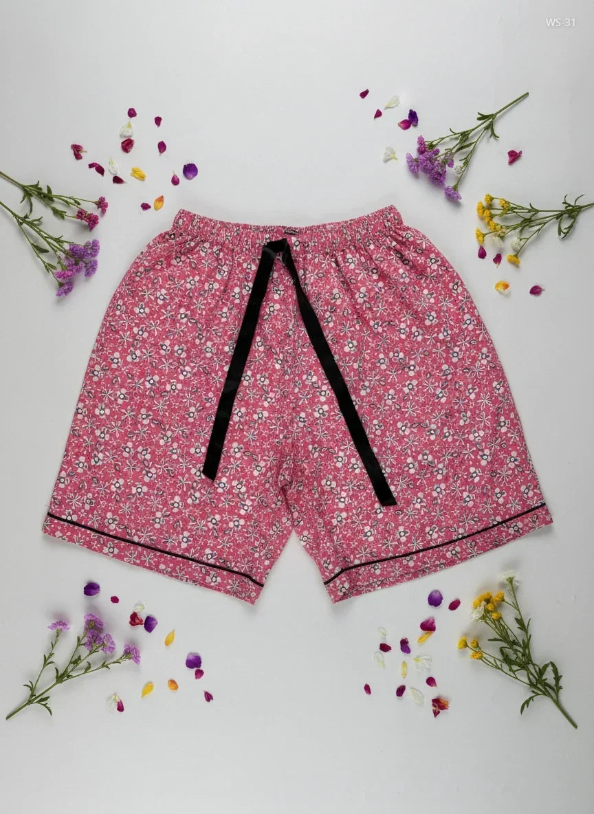 UK Imported secondhand Womens Shorts - Cut Lable brand, Pink Cotton, Premium condition, for Women - Online Thrift Store Islamabad Pakistan