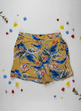 Preloved Premium Womens Shorts by New Look, Yellow Cotton for Women - OTS Thrift Shop Islamabad Pakistan