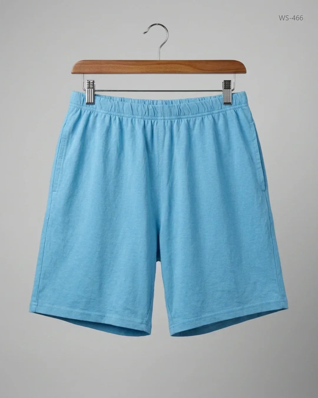 Shop Premium Womens Shorts by H&M | Preloved Branded Clothes | SkyBlue Cotton | Women | OTS Thrift Store Karachi Pakistan