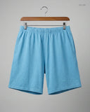 Shop Premium Womens Shorts by H&M | Preloved Branded Clothes | SkyBlue Cotton | Women | OTS Thrift Store Karachi Pakistan