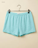 UK Imported secondhand Womens Shorts - F&F brand, Mint Green Cotton, Premium condition, for Womens - Online Thrift Store Karachi Pakistan