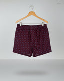 Premium Condition Womens Shorts | Preloved NUTMEG | Maroon Cotton | Thrift Shop for Women Islamabad Pakistan | OTS