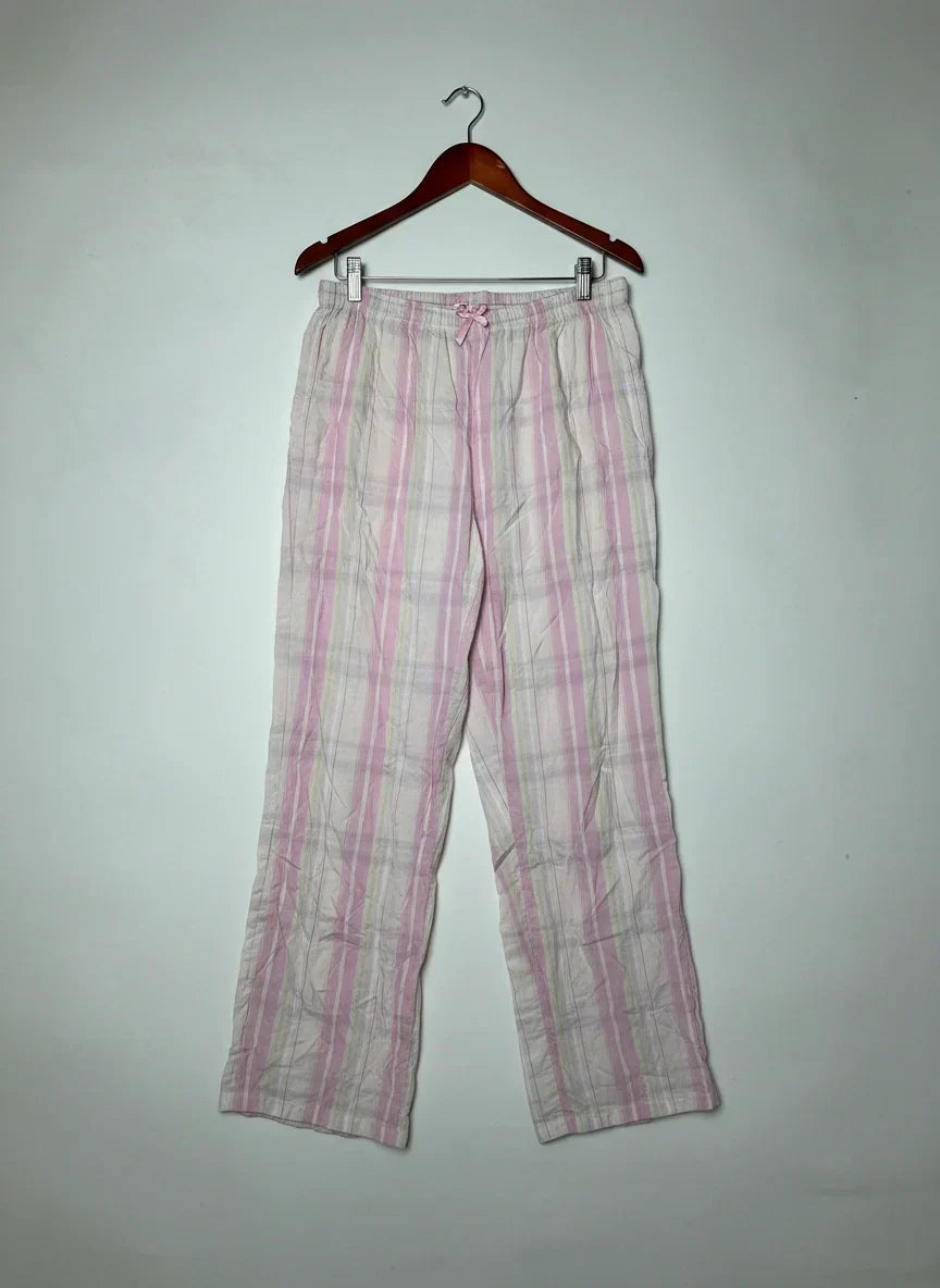 UK Imported secondhand Womens Summer Trousers - Marks & Spencer brand, Multi Cotton, Premium condition, for Womens - Online Thrift Store Karachi Pakistan
