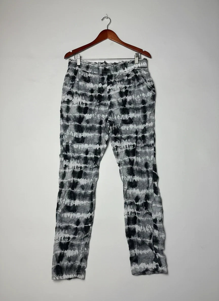 Shop Premium Womens Summer Trousers by NEXT | Preloved Branded Clothes | SMOKE MULTI Viscose | Womens | OTS Thrift Store Karachi Pakistan