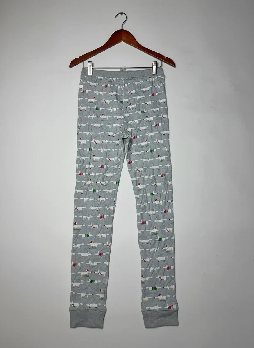 Secondhand Branded Womens Summer Trousers by NEXT, GRAY MULTI Cotton fabric, Excellent condition, for Womens - Online Thrift Shop Islamabad Pakistan