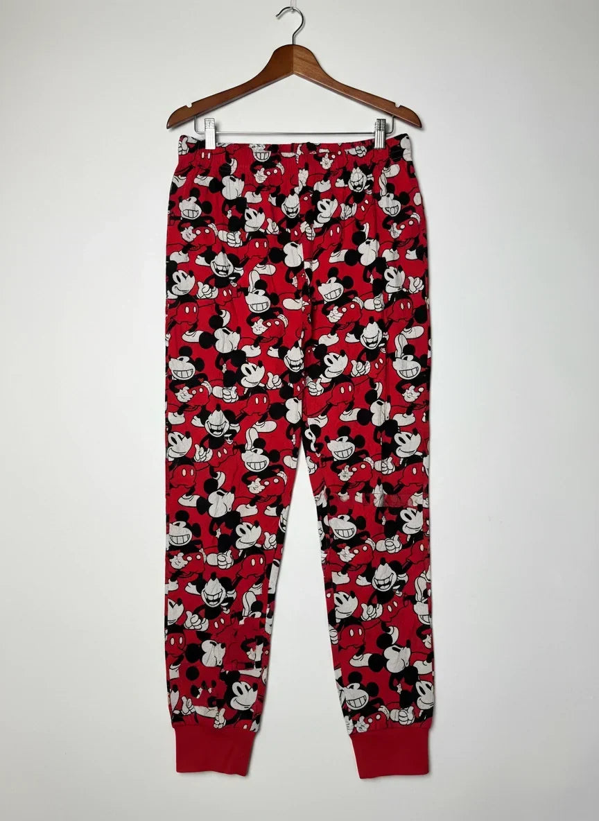 Womens Summer Trousers | George | Preloved Branded | RED MULTI Cotton | Premium | OTS Thrift Store Peshawar Pakistan