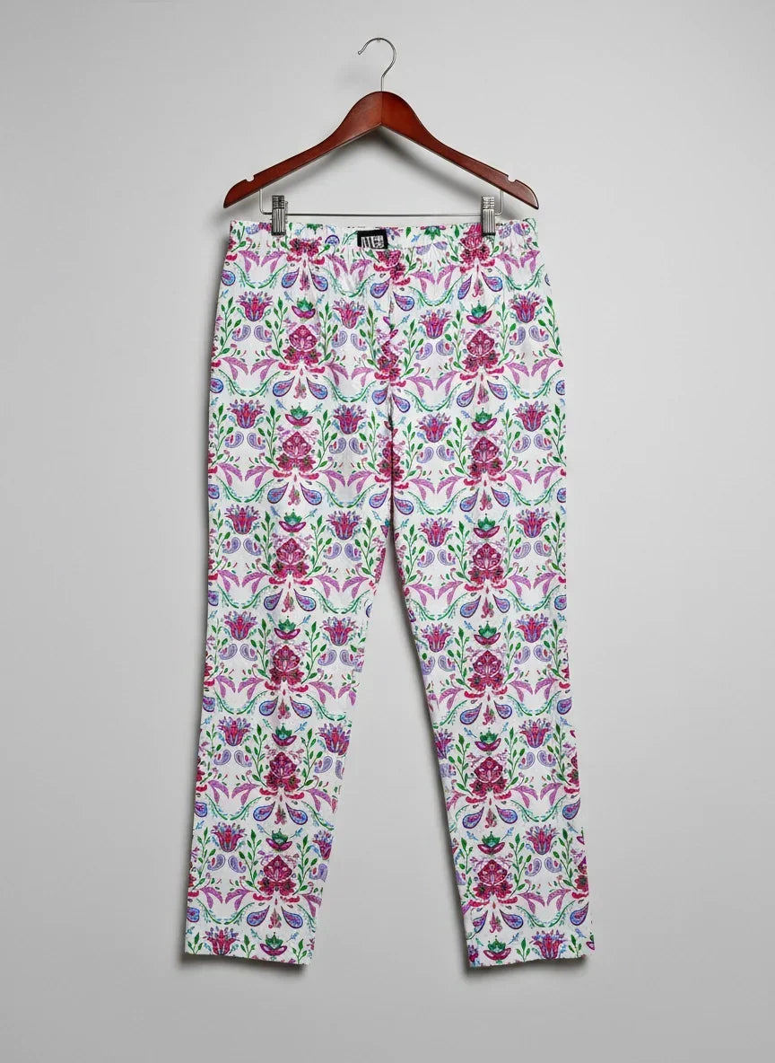 UK Imported secondhand Womens Summer Trousers - Primark brand, White Cotton, Premium condition, for Womens - Online Thrift Store Islamabad Pakistan