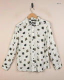UK Imported secondhand Womens Summer Tops - TopShop brand, White Cotton, Excellent condition, for Women - Online Thrift Store Peshawar Pakistan