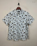 UK Imported secondhand Womens Summer Tops - Marks & Spencer brand, White MULTI Cotton, Premium condition, for Women - Online Thrift Store Peshawar Pakistan