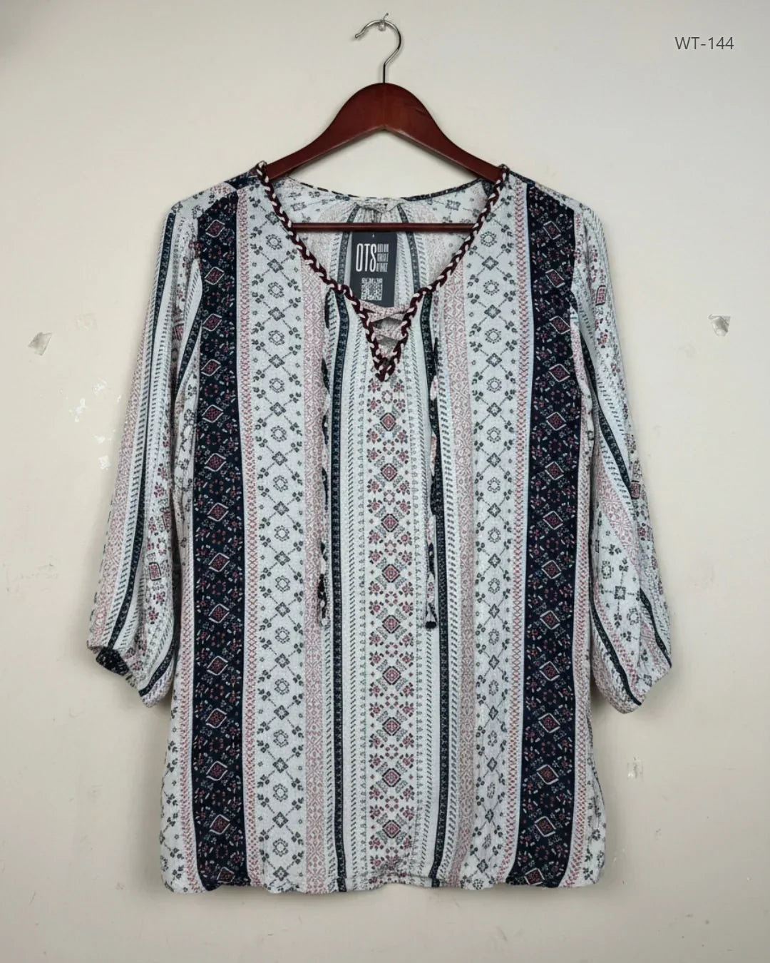 Preloved Premium Womens Summer Tops by M & CO, Multi Viscose for Women - OTS Thrift Shop Lahore Pakistan