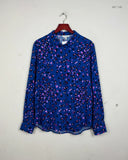 Shop Premium Womens Summer Tops by Love & Roses | Preloved Branded Clothes | Blue Viscose | Women | OTS Thrift Store Karachi Pakistan