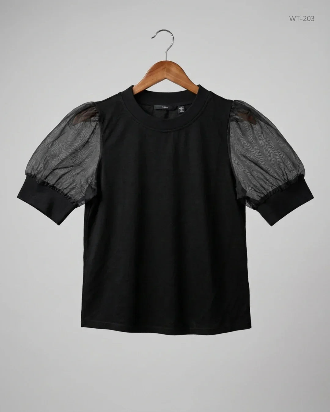 Preloved Premium Womens Summer Tops by VERO MODA, Black Polyester for Women - OTS Thrift Shop Karachi Pakistan