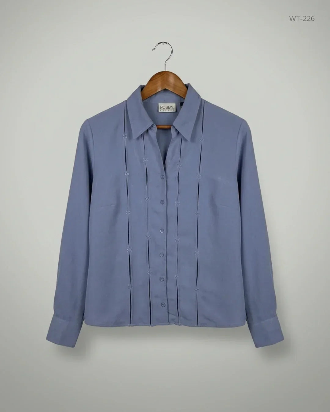 Excellent Condition Womens Summer Tops | Preloved Fosby | Blue Polyester | Thrift Shop for Women Islamabad Pakistan | OTS