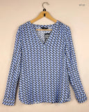 Shop Premium Womens Summer Tops by F&F | Preloved Branded Clothes | Blue Polyester | Women | OTS Thrift Store Islamabad Pakistan