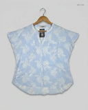 UK Imported secondhand Womens Summer Tops - Peacocks brand, SkyBlue Cotton, Premium condition, for Women - Online Thrift Store Karachi Pakistan