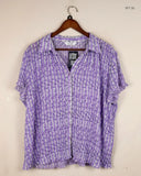 Secondhand Branded Womens Summer Tops by Classic, Purple Polyester fabric, Premium condition, for Women - Online Thrift Shop Islamabad Pakistan