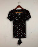 Preloved Premium Womens Summer Tops by Alex & Co, Black Polyester for Women - OTS Thrift Shop Islamabad Pakistan