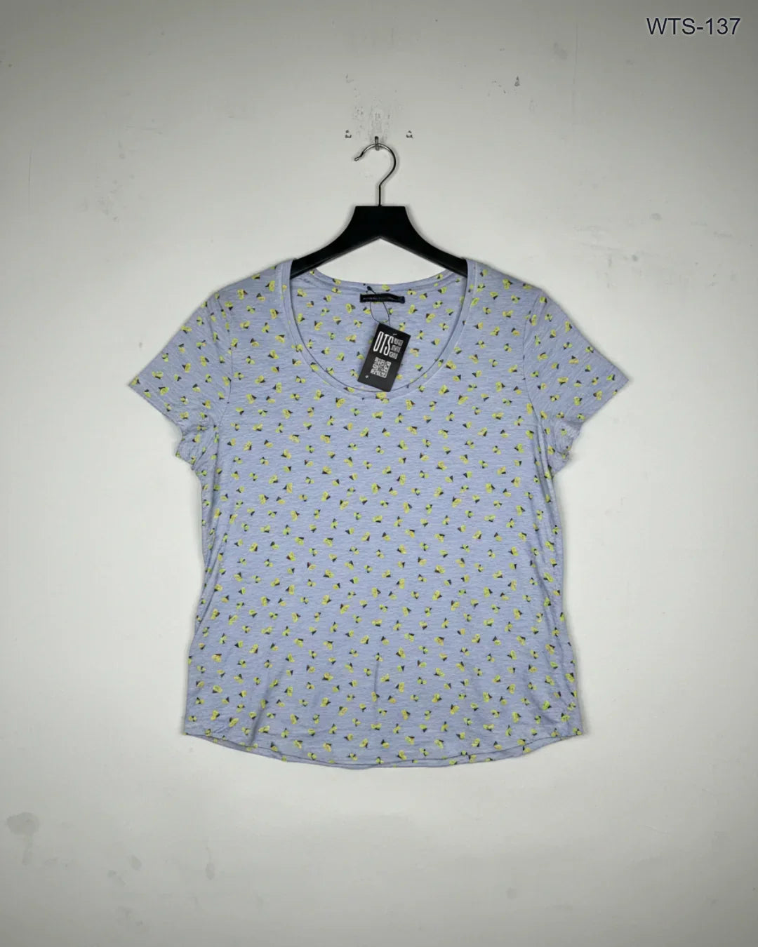 Secondhand Branded Womens Tshirts by Marks & Spencer, Violet Cotton fabric, Premium condition, for - Online Thrift Shop Islamabad Pakistan