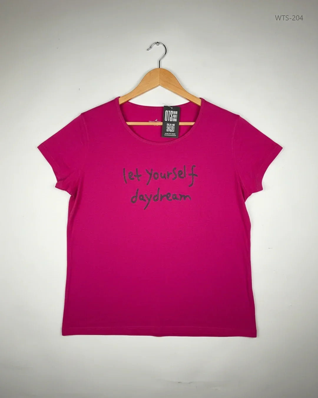 Preloved Premium Womens Tshirts by PRETTY, Pink Cotton for - OTS Thrift Shop Peshawar Pakistan