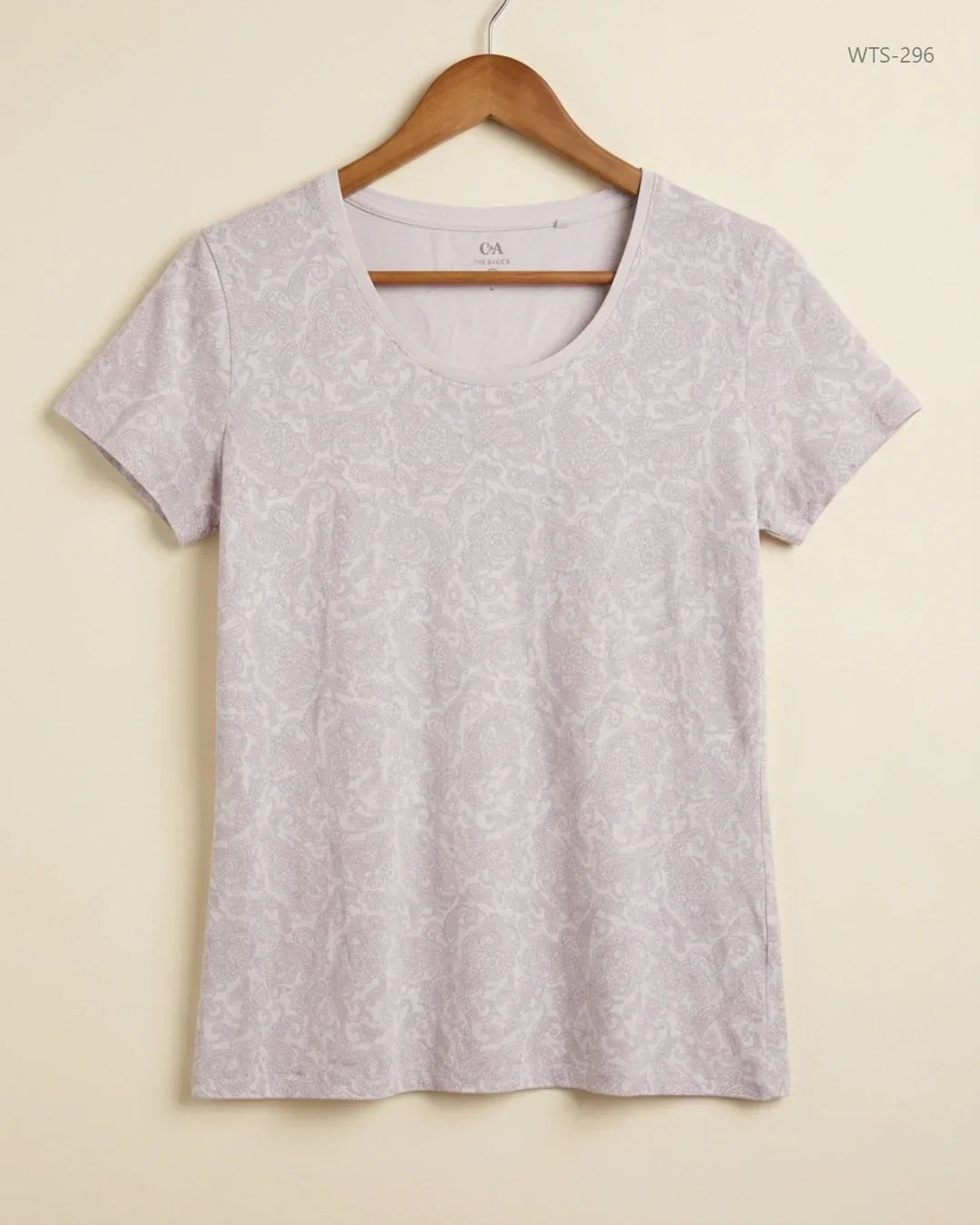Preloved Premium Womens Tshirts by C&A, White Cotton for Womens - OTS Thrift Shop Karachi Pakistan