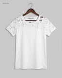 Womens Tshirts | ASHLEY BROOKE | Preloved Branded | White Polyester | Premium | OTS Thrift Store Islamabad Pakistan