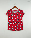 Shop Premium Womens Tshirts by George | Preloved Branded Clothes | red Cotton | Women | OTS Thrift Store Islamabad Pakistan