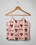 Premium Condition Womens Tank Top | Preloved CUT LABEL | Pink Polyester | Thrift Shop for Womens Karachi Pakistan | OTS
