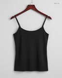 Preloved Premium Womens Tank Top by George, Black Cotton for Womens - OTS Thrift Shop Lahore Pakistan