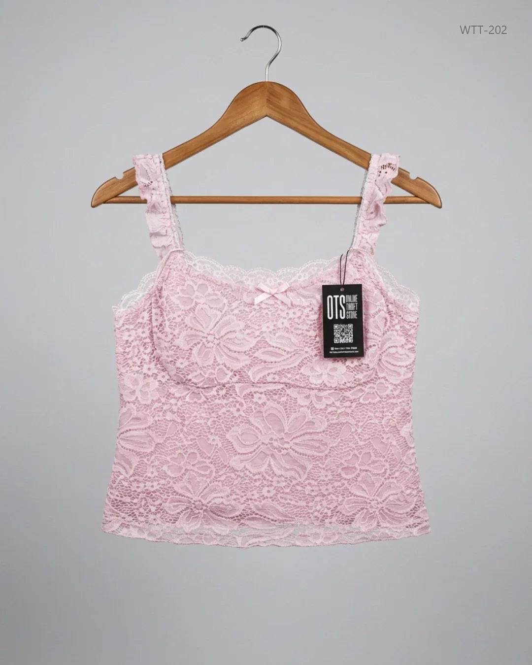 Secondhand Branded Womens Tank Top by Unknown, Pink Polyester fabric, Premium condition, for Womens - Online Thrift Shop Karachi Pakistan