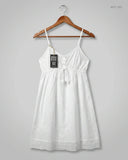Premium Plus Condition Womens Tank Top | Preloved LOVE TO LOUNGE | White Cotton | Thrift Shop for Womens Islamabad Pakistan | OTS