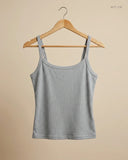 Excellent Condition Womens Tank Top | Preloved Shein | Gray Polyester | Thrift Shop for Womens Karachi Pakistan | OTS