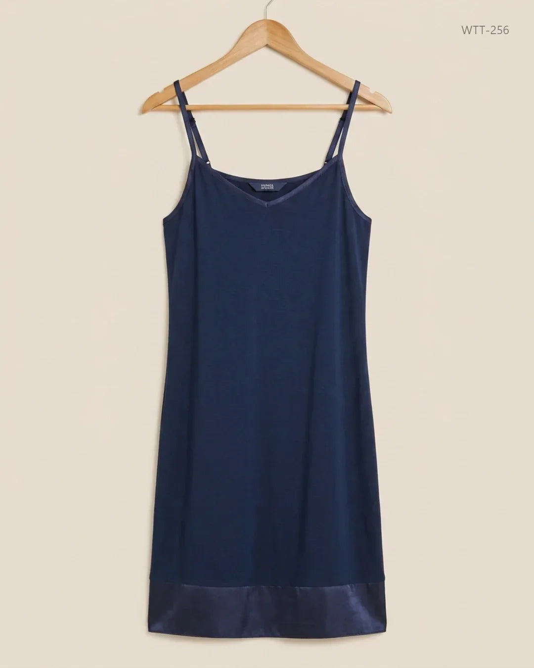 Shop Premium Womens Tank Top by Marks & Spencer | Preloved Branded Clothes | Navy Blue Viscose | Womens | OTS Thrift Store Peshawar Pakistan