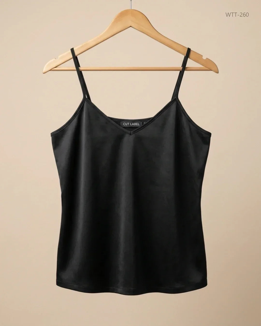 Secondhand Branded Womens Tank Top by CUT LABEL, Black Polyester fabric, Premium condition, for Womens - Online Thrift Shop Karachi Pakistan