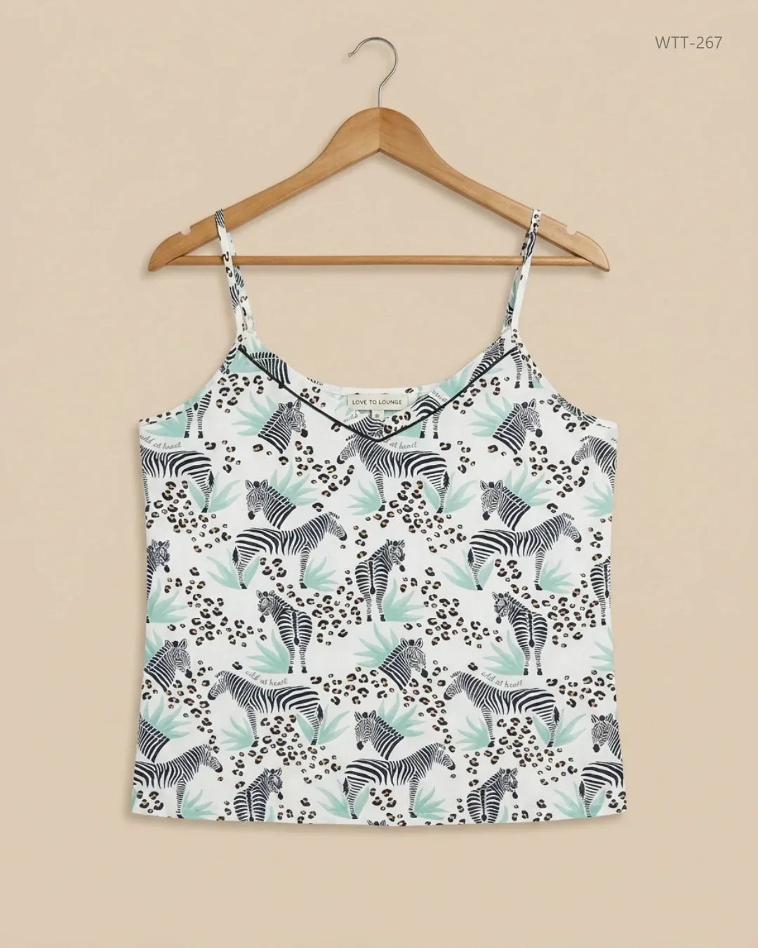 Secondhand Branded Womens Tank Top by LOVE TO LOUNGE, Multi Viscose fabric, Premium condition, for Womens - Online Thrift Shop Karachi Pakistan