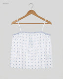 Shop Premium Womens Tank Top by THE LITTLE WHITE COMPANY | Preloved Branded Clothes | White Cotton | Womens | OTS Thrift Store Islamabad Pakistan