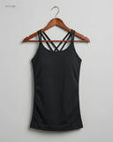 Secondhand Branded Womens Tank Top by SWEATY BETTY, Black Polyester fabric, Premium condition, for Womens - Online Thrift Shop Lahore Pakistan