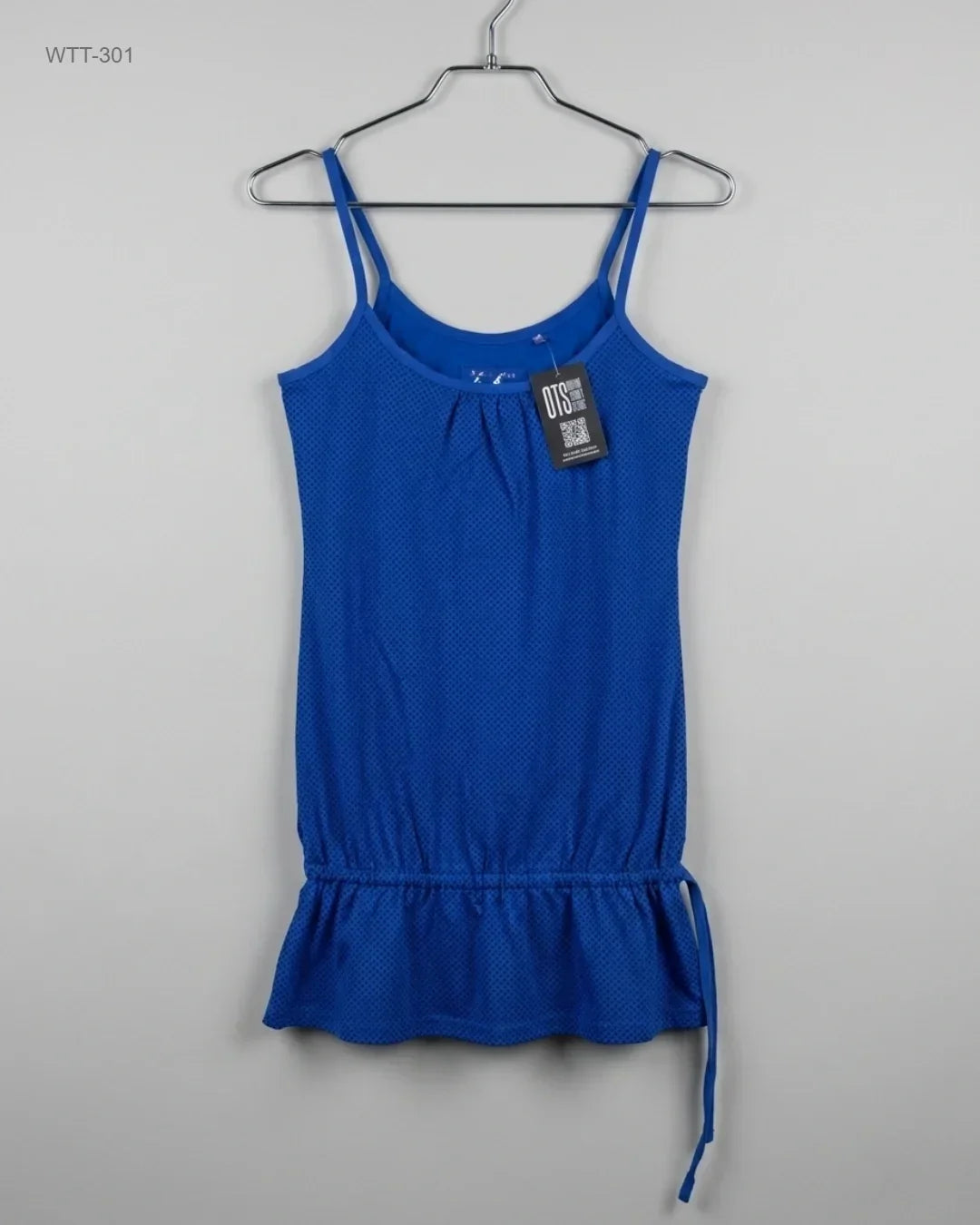 Shop Premium Womens Tank Top by George | Preloved Branded Clothes | Blue Cotton | Womens | OTS Thrift Store Lahore Pakistan